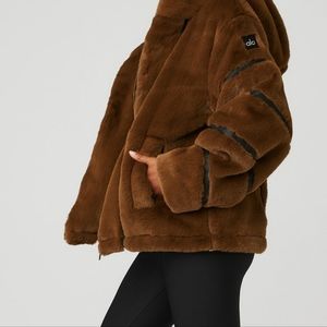 Alo Yoga Knock Out Faux Fur Jacket